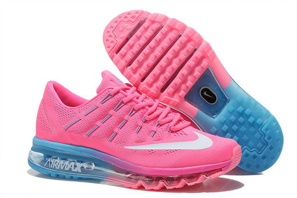 Womens Nike Air Max 2016 Shoes Blue Pink Factory Outlet
